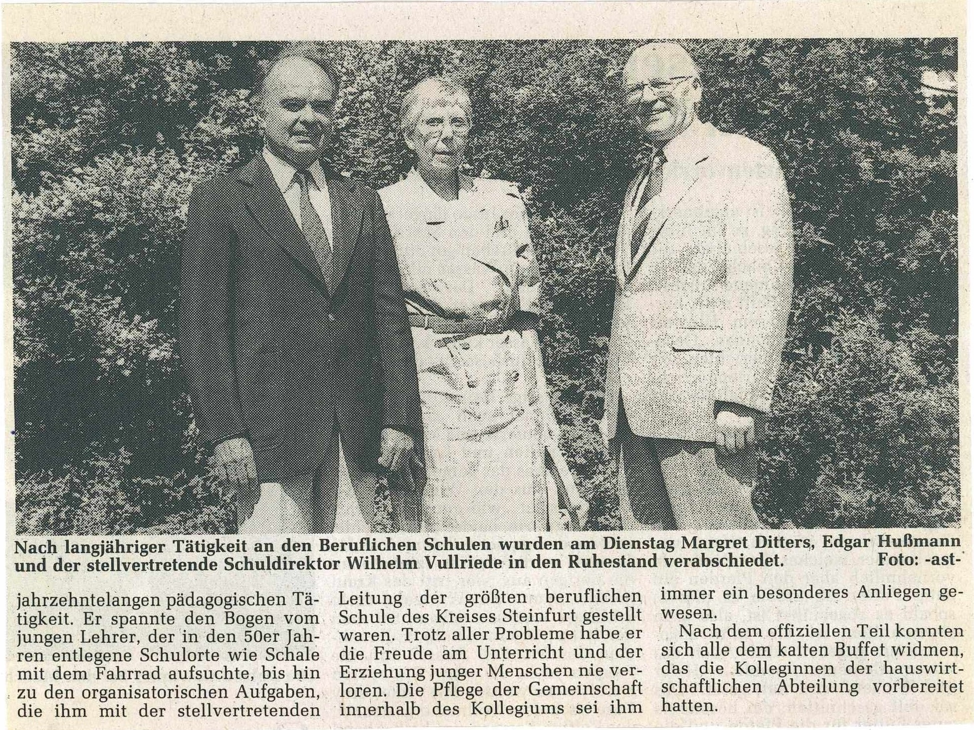 Zeitungsartikel zum Ruhestand in der Kutsche Teil 2 Zeitungsartikel zum Ruhestand in der Kutsche Teil 2